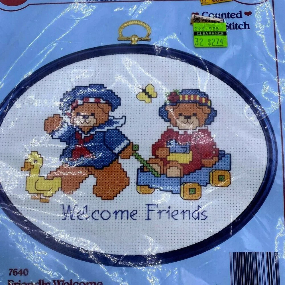 VINTAGE STITCHA BEARS COUNTED CROSS STITCH 